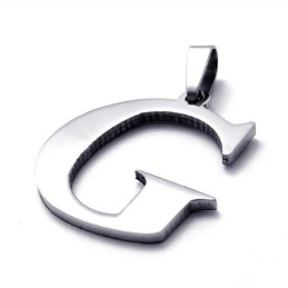 Titanový Přívěsek Pro Písmeno "G"