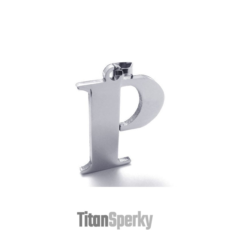 Titanový Přívěsek Pro Písmeno "P"