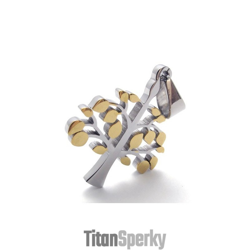 Přívěsek Strom Z Titanu A Zlata