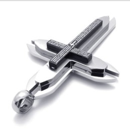 Přívěsek S Křížem Z Titanu Ve Třech Vrstvách