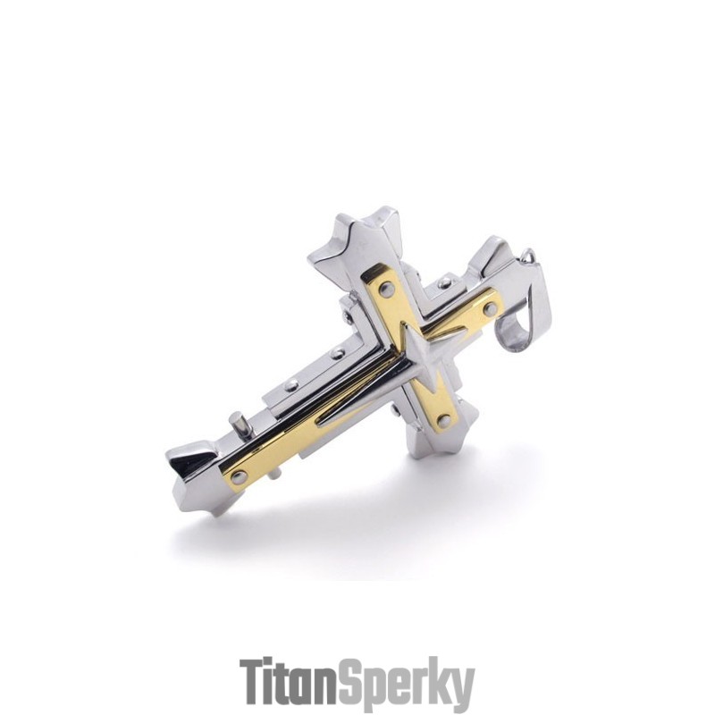 Titanový Přívěsek S Křížem