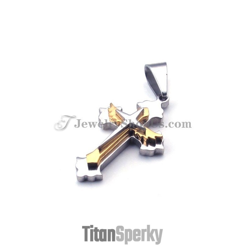 Elegantní Titanový Křížový Přívěsek Pro Ženy Elegantní Titanový Křížový Přívěsek Pro Ženy