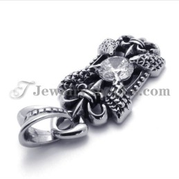 Elegantní Titanový Přívěsek Se Zirkonem