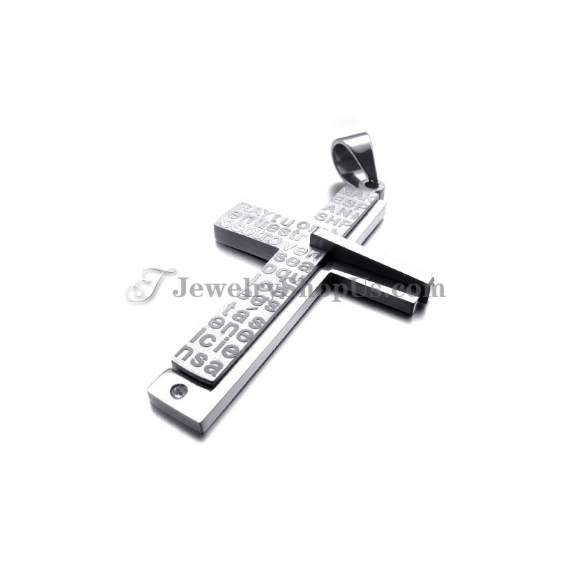 Nádherný Titanový Přívěsek S Křížem