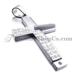 Nádherný Titanový Přívěsek S Křížem