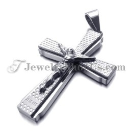 Elegantní Titanový Přívěsek S Křížem Jusus