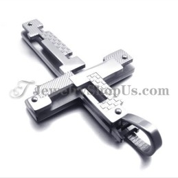 Módní Titanový Křížový Přívěsek