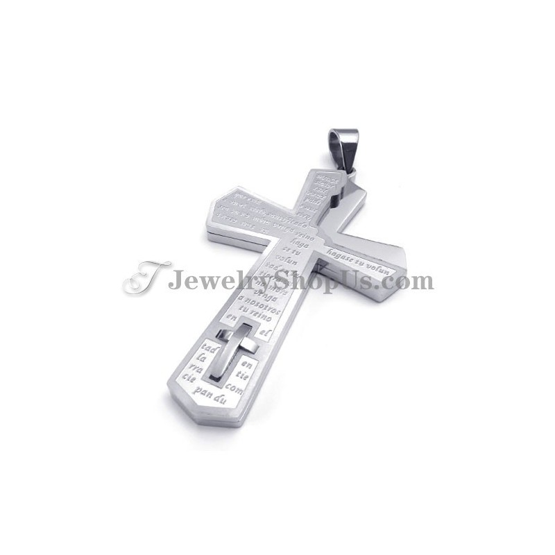 Módní Kříž Titanový Křížový Přívěsek