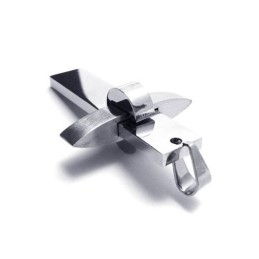 Pánský Chlapecký Stříbrný Náhrdelník S Křížkem Z Čistého Titanu