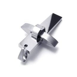 Pánský Chlapecký Stříbrný Náhrdelník S Křížkem Z Čistého Titanu