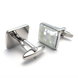 Nejnovější Technologie Barevný Lesk Vynikající Kvalita Titanové Manžetové Knoflíčky