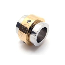 Pánský Zlatý Náhrdelník S Přívěskem A Prsteny Z Čistého Titanu (Nový)