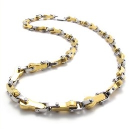 Moderní Design, Barva, Brilantnost, Stabilní Kvalita, Titanové Šperky, Sada Včetně Náhrdelníku A Náramku