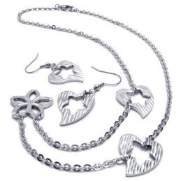 Zručné Zpracování, Lesk Barev, Spolehlivá Kvalita, Sada Titanových Šperků Včetně Náhrdelníku, Přívěsku A Náušnic