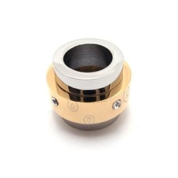 Pánský Zlatý Náhrdelník S Přívěskem A Prsteny Z Čistého Titanu (Nový)