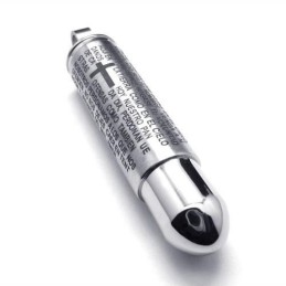 Pánský Náhrdelník S Křížem A Přívěskem Bullet Z Čistého Titanu (Nový)