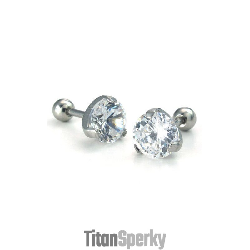 Atraktivní Design, Barva, Lesk, Vynikající Kvalita, Titanové Náušnice