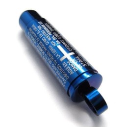 Pánský Modrý Náhrdelník S Křížem Z Čistého Titanu, Přívěsek Bullet