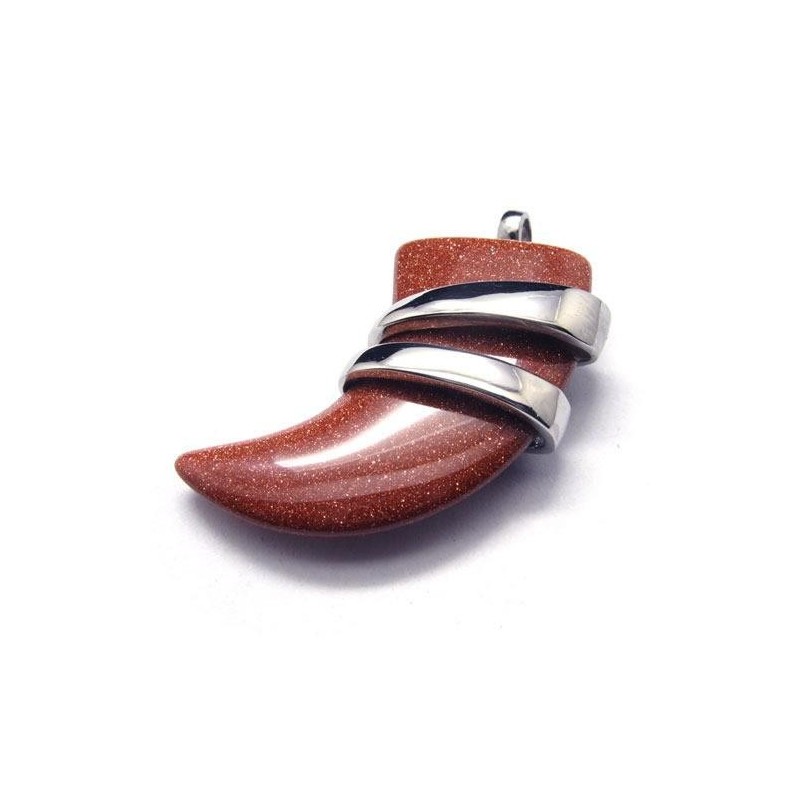 Pánský Náhrdelník S Přívěskem A Kopím Z Čistého Titanu S Vermilionovým Vzorem