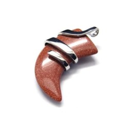 Pánský Náhrdelník S Přívěskem A Kopím Z Čistého Titanu S Vermilionovým Vzorem