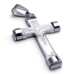 Jemně Zpracovaná Barevná Brilantnost, Dobře Se Prodává Po Celém Světě, Titanový Křížový Přívěsek